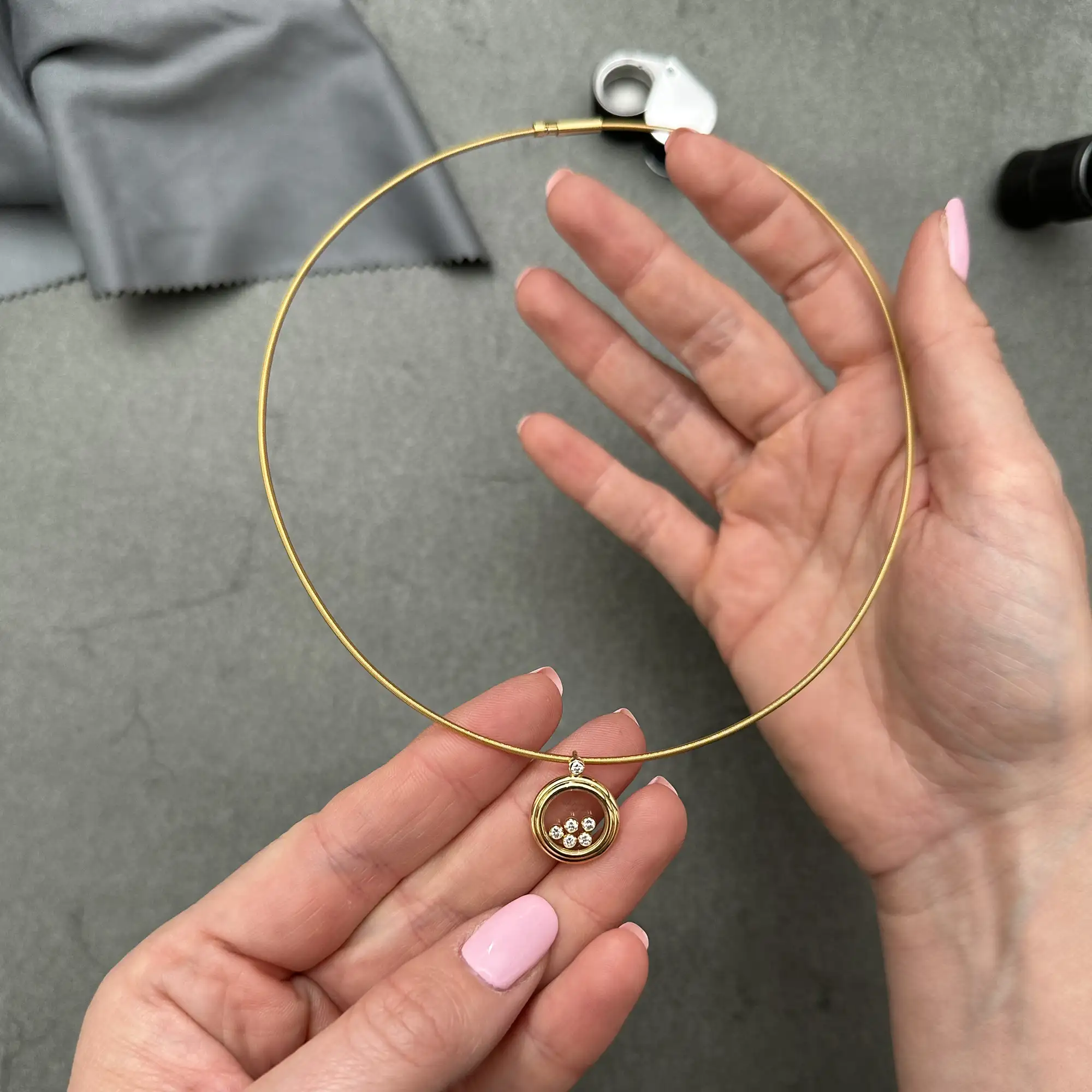 Anhänger Happy Diamonds - Chopard - Gelbgold - gebraucht kaufen